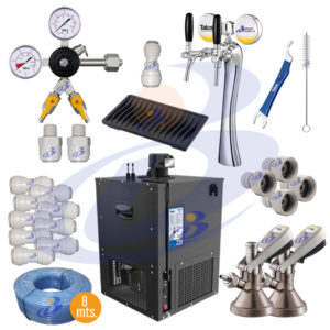 PROYECTO 2 SALIDAS  ENFRIADOR BAJOMESON 1/4 COB.2 LED