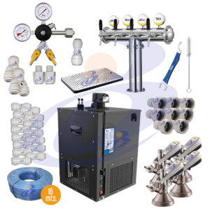 PROYECTO 4 SALIDAS  ENFRIADOR BAJOMESON 4 SALIDAS 1/3 TORRE T4 LED