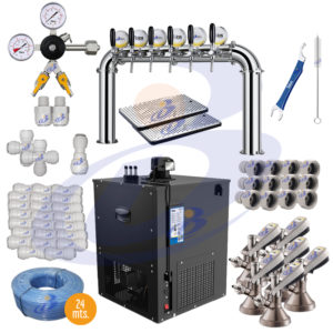 PROYECTO 6 SALIDAS  ENFRIADOR BAJOMESON 6 SALIDAS 1/2 ARCO 6